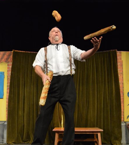 Peter Welburn Juggling food or knives or balancing swords Teesside